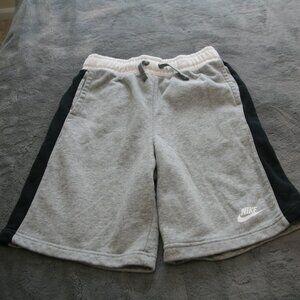 Nike Air Sweat Shorts, Youth Size L, Grey